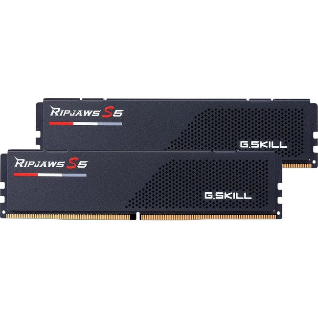 G.SKILL Ripjaws S5 RAM Module for Desktop PC, Motherboard - 32 GB (2 x 16GB) - DDR5-5200/PC5-41600 DDR5 SDRAM - 5200 MHz - CL40 - 1.10 V G.SKILL Ripjaws S5 RAM Module for Desktop PC, Motherboard - 32 GB (2 x 16GB) - DDR5-5200/PC5-41600 DDR5 SDRAM - 5200 MHz - CL40 - 1.10 V